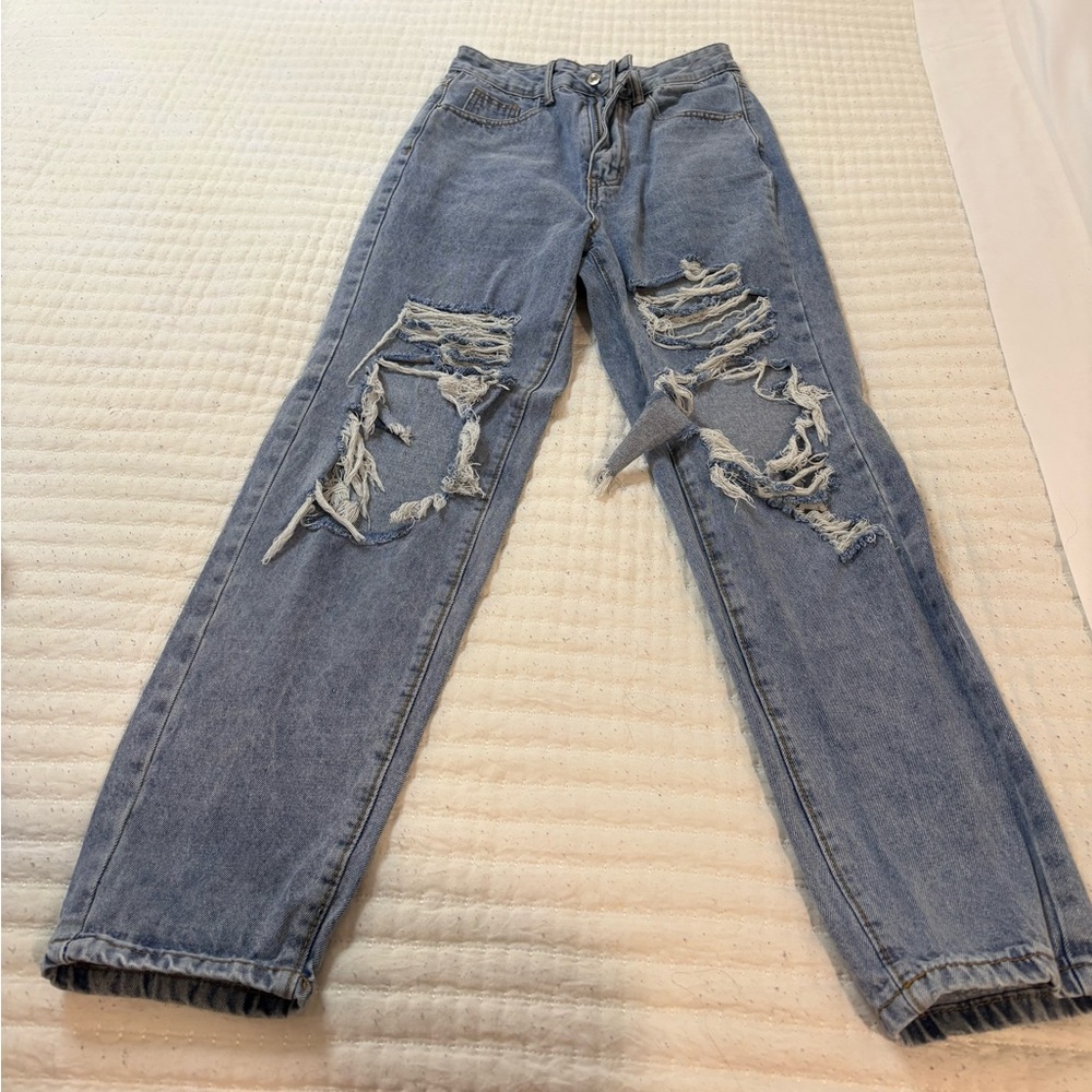 Blue Boyfriend women’s Jeans